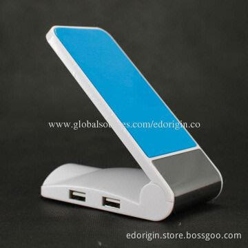 Mobile Phone Holder with 4 Ports USB Hub, USB 2.0 Version, Portable and Mini Design